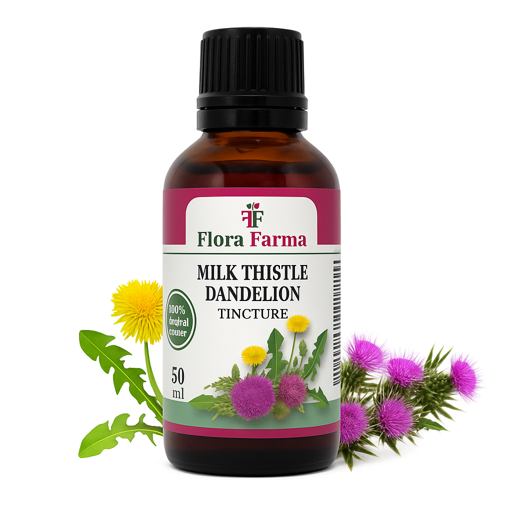 Mariendistel und Löwenzahn – Tinktur 50 ml – reinigt Leber und Galle