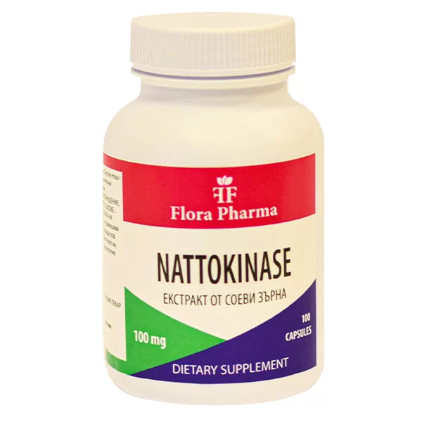 NATTOKINASE – Nahrungsergänzungsmittel 100 Kapseln, 100 mg – natürliche Unterstützung für Kreislauf und Herz