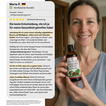 Antiparasitäres Programm – Tinktur 100 ml – tötet Parasiten, Bakterien und Pilze